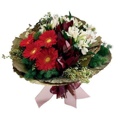  Ankara �i�ek�i ma�azas�  gerbera ve mevsim demeti