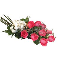 9 adet pembe renkte g�l   Ankara �i�ek ma�azas� , �i�ek�i adresleri 
