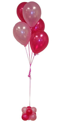 Sevdiklerinize 17 adet u�an balon demeti yollayin.  Ankara 14 �ubat sevgililer g�n� �i�ek 