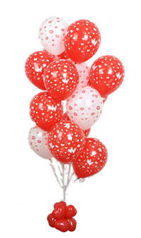 Sevdiklerinize 17 adet u�an balon demeti yollayin.  Ankara hediye sevgilime hediye �i�ek 