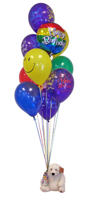  Ankaraya iek yolla  Sevdiklerinize 17 adet uan balon demeti yollayin.