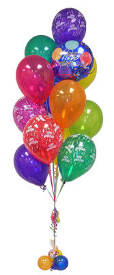  Ankara �i�ek , �i�ek�i , �i�ek�ilik  Sevdiklerinize 17 adet u�an balon demeti yollayin.