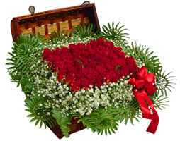  Ankara �i�ek , �i�ek�i , �i�ek�ilik  17 adet g�l ve �rme japon sepeti