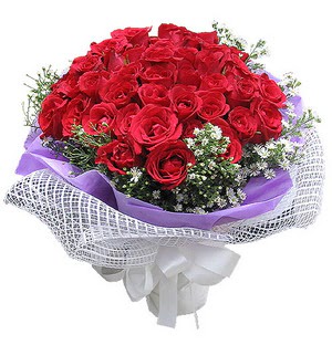  Ankara �i�ek sat���  12 adet kirmizi g�l buketi - buket tanzimi -