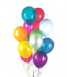  Ankara iek , ieki , iekilik  19 adet karisik renkte balonlar 