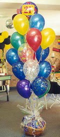  Ankara online �i�ek�i , �i�ek sipari�i  sepet i�erisinde �ikolata ve 21 adet balon