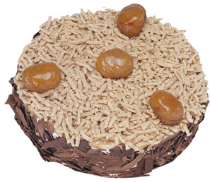 Kestahaneli yas pasta 4 ile 6 kisilik pasta  Ankara anneler g�n� �i�ek yolla 