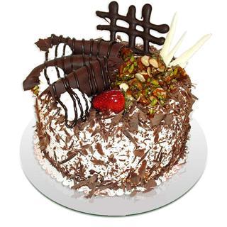 4 ile 6 kisilik �ikolatali yas pasta  Ankara online �i�ek g�nderme sipari� 