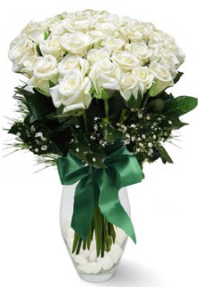 19 adet essiz kalitede beyaz gül  Ankara çiçek online çiçek siparişi 