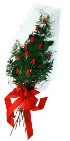  Ankara �i�ek g�nderme  11 adet kirmizi g�l saten kurdelali 