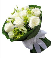9 adet beyaz g�l buketi  Ankara anneler g�n� �i�ek yolla 