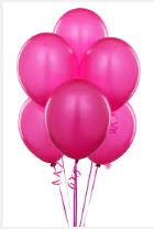 11 adet penbe u�an balon buketi