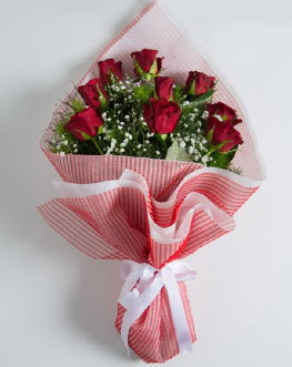 9 adet k�rm�z� g�lden buket  Ankara �i�ek , �i�ek�i , �i�ek�ilik 