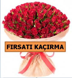 SON 1 GÜN İTHAL BÜYÜKBAŞ GÜL 101 ADET  Ankara hediye sevgilime hediye çiçek  