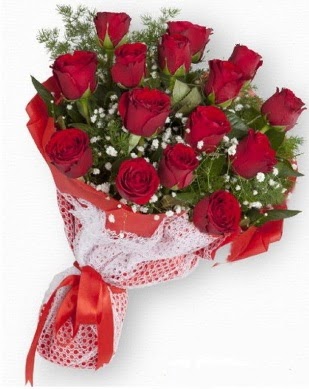 15 adet k�rm�z� g�lden k�z isteme buketi  Ankara �i�ek�i telefonlar� 