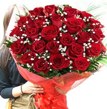 K�z isteme �i�e�i buketi 33 adet k�rm�z� g�l  Ankara �nternetten �i�ek sipari�i 