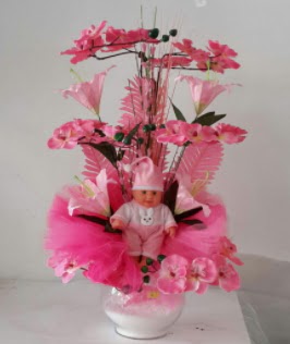 Pembe cam bebekli bebek do�um �i�e�i  Ankara �i�ek , �i�ek�i , �i�ek�ilik 