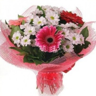 Gerbera ve k�r �i�ekleri buketi  Ankara �i�ek servisi , �i�ek�i adresleri 