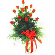 12 adet kirmizi g�lden buket   Ankara �i�ek g�nderme 