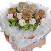  Ankaraya �i�ek yolla  5 adet ay�c�k ve 5 adet yapay g�l buketi