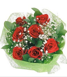 7 adet k�rm�z� g�lden buket tanzim  Ankara g�venli kaliteli h�zl� �i�ek 