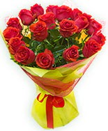 19 Adet kırmızı gül buketi  Ankara çiçek mağazası , çiçekçi adresleri 